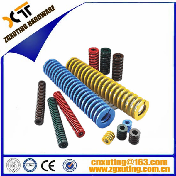 Rectangular flat wire compression yellow blue red green brown high temperature resistance high strength mold spring