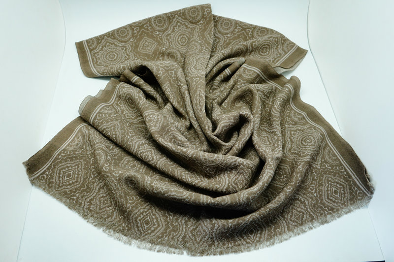 Printed Wool Scarf Yf 2013 763 1010