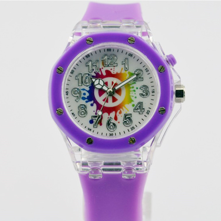 Fashion silicone jelly watch for children