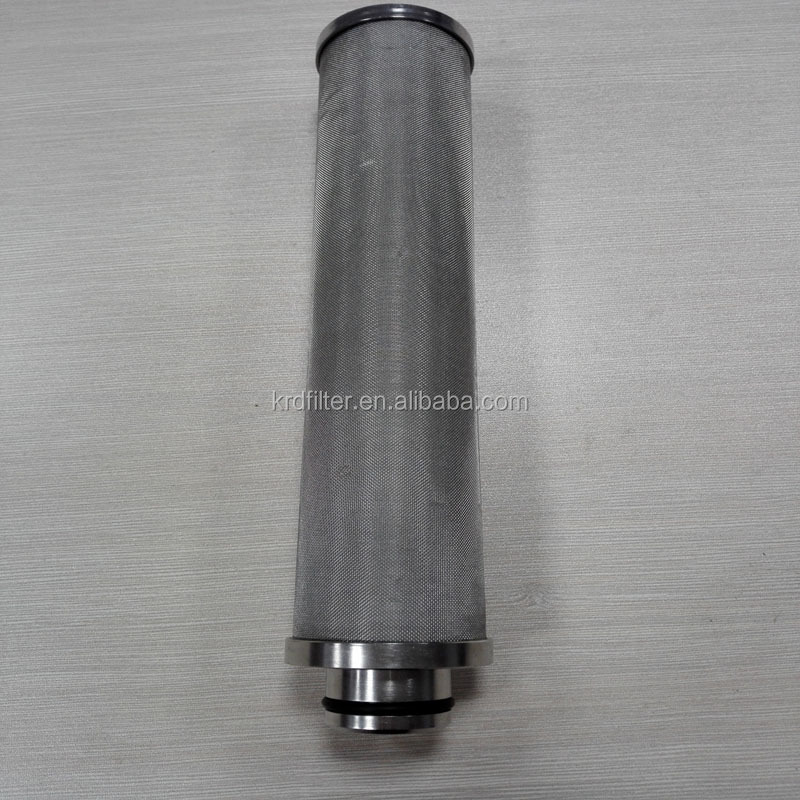 Keruida stainless steel wire mesh pleated cartridge sintered hydraulic oil gas liquid filter element