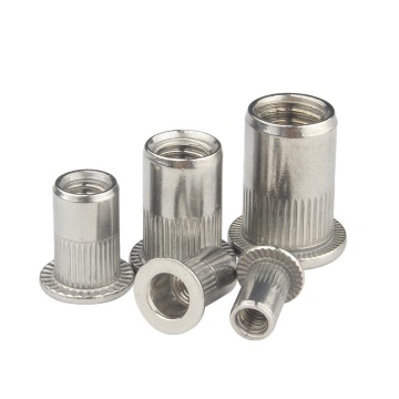 304 Stainless Steel Pull Rivet Nuts: Vertical Rivet Nuts with Flat Head