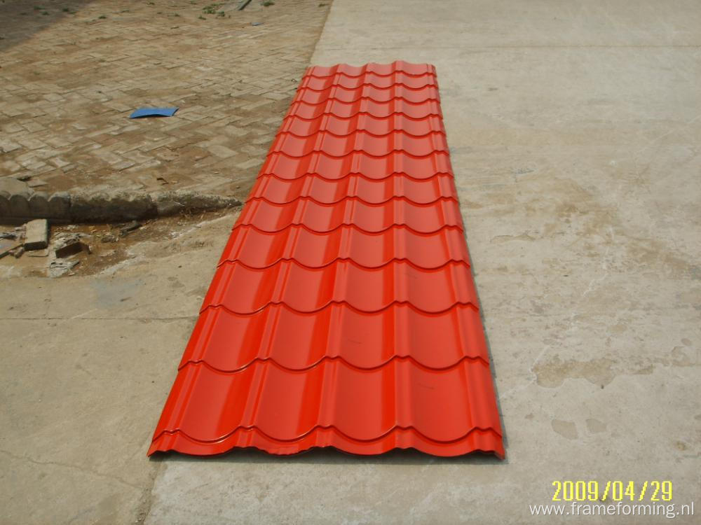 Most Popular Glazed Tile Type Machine For Roof