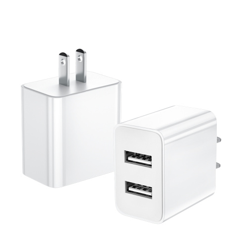 Phone Charger 12W USB Wall Charger 2 Ports Adapter