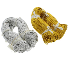 Custom gold metallic elastic cord wholesale