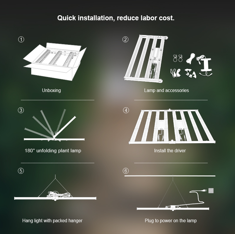 Lampu Petani LM301H/B/281B Komersial 800W LED Grow Light