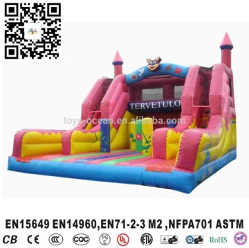 Mouse colourful inflatable slide obstacle,inflatable obstacle slide for sale