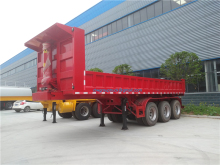 3 axle rear dump trailer hydraulic tipping trailer