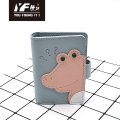 Cartoon krokodil patroon PU creditcard ID-kaarthouder