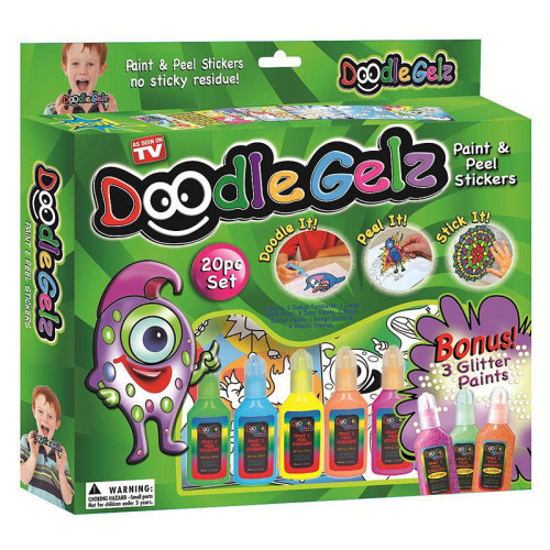 As seen on TV Doodle Gelz Paint and Peel Stickers for children