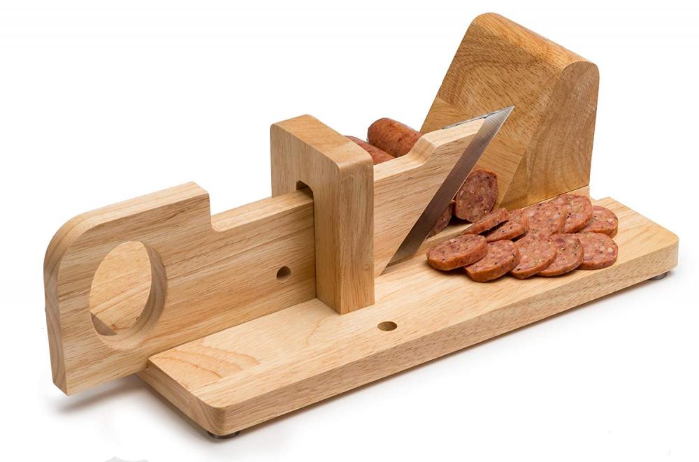 Wurst kleine Salami Guillotine Slicer Fleisch Delikatessen