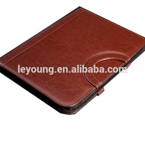 Leather Custom Business Portfolio File Folder