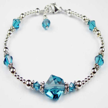 bule zircon bracelet