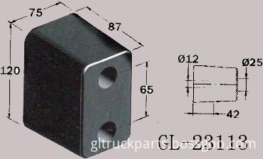 Rubber Buffer Molding for Trucks 