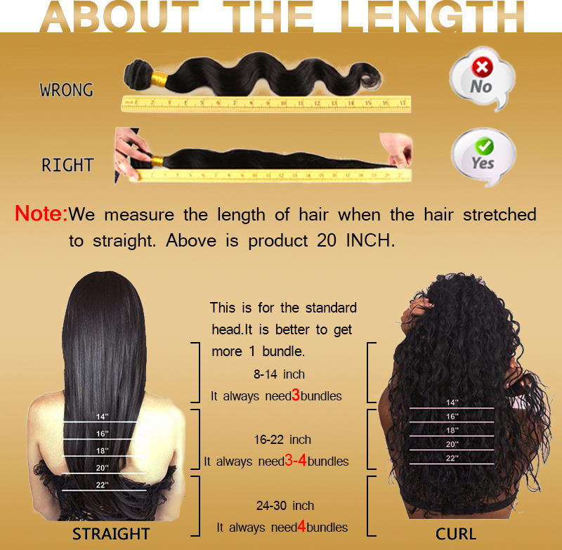 100% Virgin Peruvian Hair Extension Body Wave Ombre Color