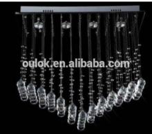 Modern led cyrstal chandelier ceiling light fixture pendant lamp