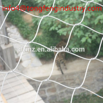 High quality stainless steel knotted rope mesh