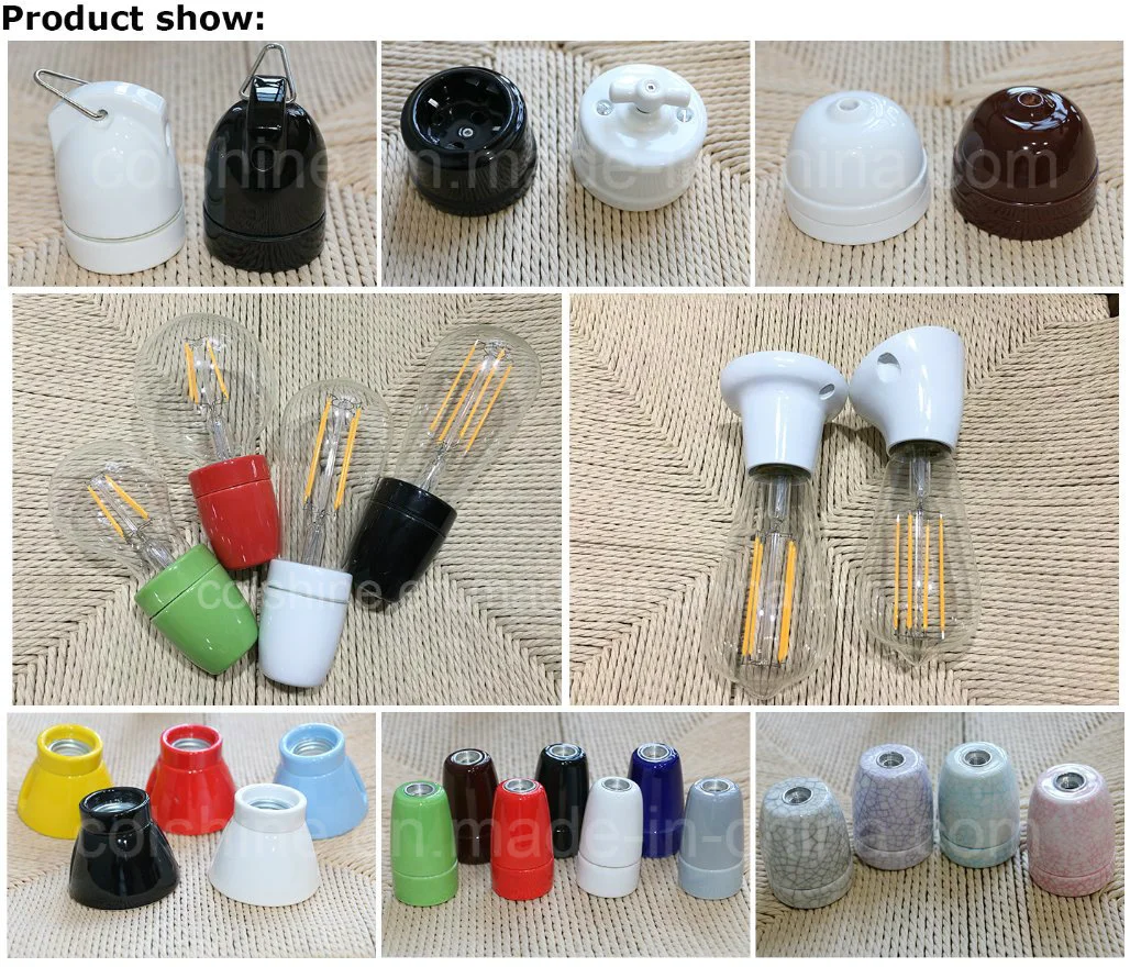 Electric Bulb Holder E27 Plastic for Wall Lights