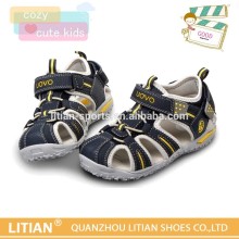 Hot sale 2015 newest style kids leather sandal
