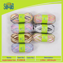 2016 yarn manufacturer hot-selling good brand hollow knitting yarn SMB hand knitting yarn from China