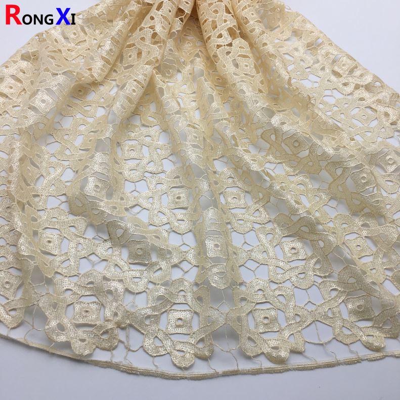 RXF0188 Hot Selling Copper Sequin Fabric With Low Price