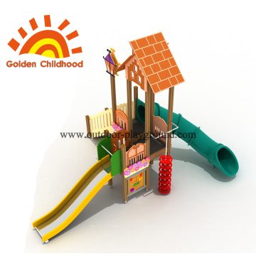 Kombinieren Sie Spielhausdachspielgeräte für Kinder