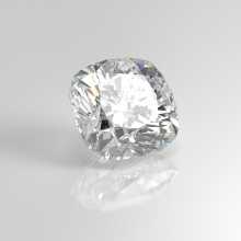 Custom Cushion Memorial Diamond from Ashes | Floral Jewelry