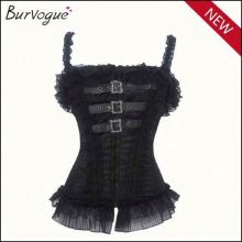 Plus size fashion western style corset bustier corset top to wear out