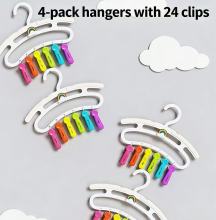 Colorful four-Pack Baby Hangers