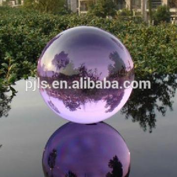 purple crystal ball life 800mm big crystal ball transparent purple