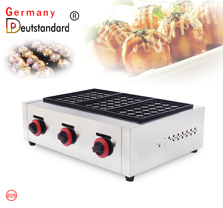 Fish ball grill takoyaki machines with stainless steel