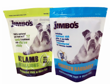 Stand Up Pet Food Pouch