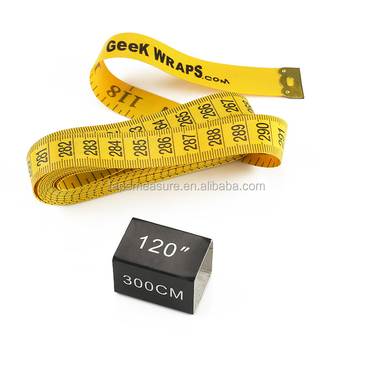 120inch body slim skin 3m measuring tape cloth soft ruler names marketing companies with logo or name