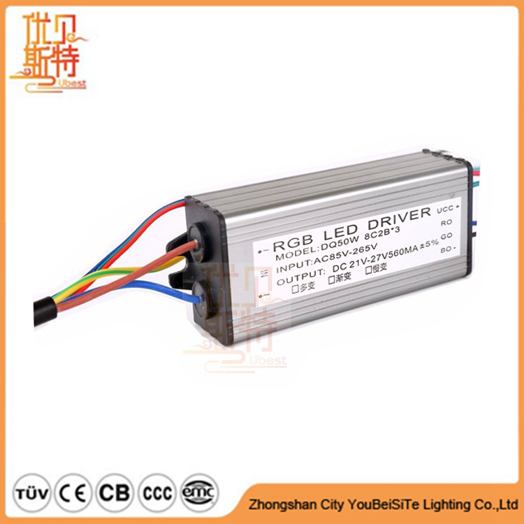 Constant Current Wide Output Voltage 10W 12V RGB LED Driver