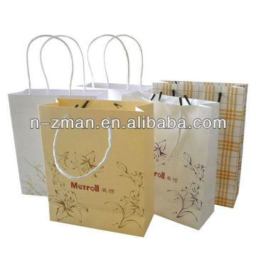 Customized Paper Bag,Paper Bag with twisted handle,Cheap Paper Bag