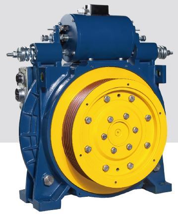 AC220V/60Hz Passenger Elevator PM Gearless Traction Machine