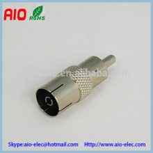 9.5MM TV PAL femal to RCA male adaptor connector
