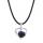 Sodalite Love Heart Birthstone Pendante Colliers de pierre précieuse pour les femmes