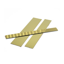 Colorful Brushed Stainless Steel Decorative Tile Trims