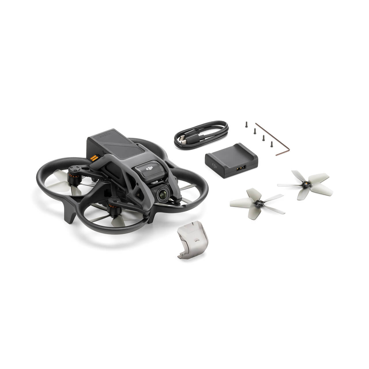 DJI Avata (No RC) Lightweight and Safe Immersive Drone 4K/60fps 155 Super-Wide FOV Videos