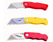 Industrial Safe Trapezoid Blade Folding Utility Knife
