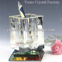 glass pen holder, fancy pen holder
