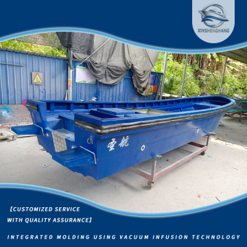 Thuyền làm việc FRP tiên tiến để cứu hộ và vận chuyển