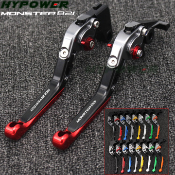 For Ducati 821 Monster/Dark/Stripe 2018 2019 2020 Motorcycle Folding Extendable Brake Clutch Levers