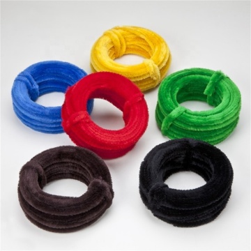 9mm*11m 6 Rolls Lot Chenille Stems Pipe Cleaners DIY Handicraft Materials