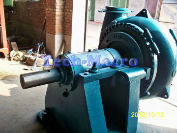 Dewatering sand dredging pumps