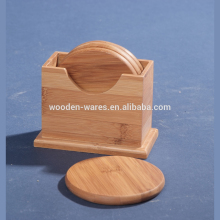New Design Bamboo Coaster Set/Wooden Coaster Set