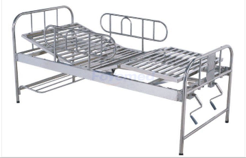 Manual stainless steel adjustment bed