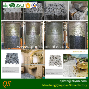 natural slate stone cheap mosaic tile sheets