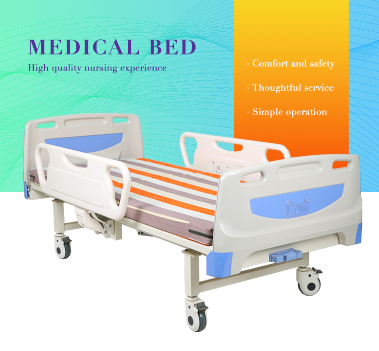 High Quality Abs Board 3 Function Electric Hospital Home Nursing Bed For Patient