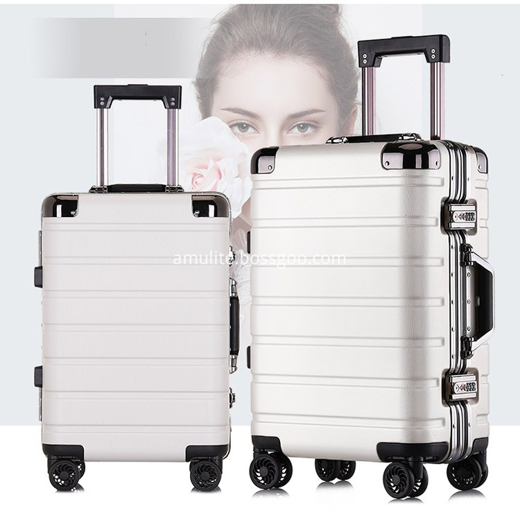 White Pc Luggage